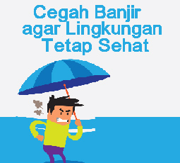 FLYER:  Cegah Banjir Dengan PHBS