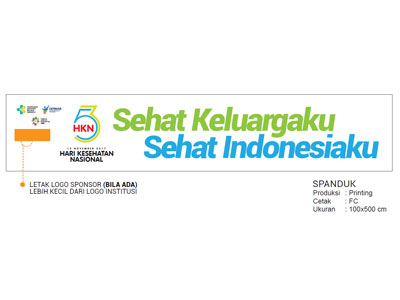 Spanduk : Hari Kesehatan Nasional 53