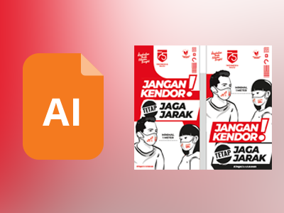 Media Gerakan Jaga Jarak (AI)