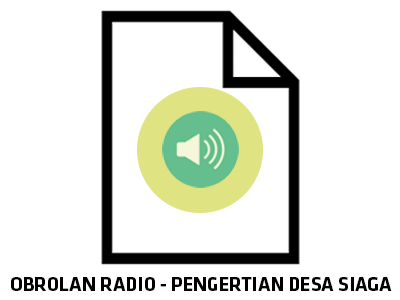 Audio : Pengertian Desa Siaga