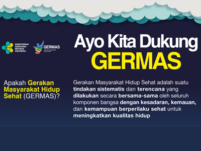 Poster : GERMAS Februari 70x100cm