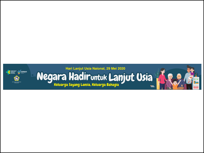 Spanduk: Hari Lanjut Usia Nasional 2020