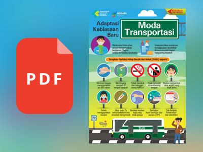 Flyer Adaptasi Kebiasaan Baru untuk Moda Transportasi