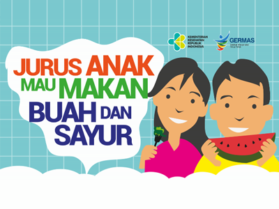 Poster : Jurus Makan Buah Anak Ukuran 70x100cm