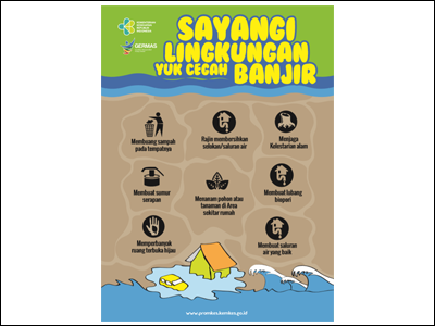 Flyer: Sayangi Lingkungan Cegah Banjir