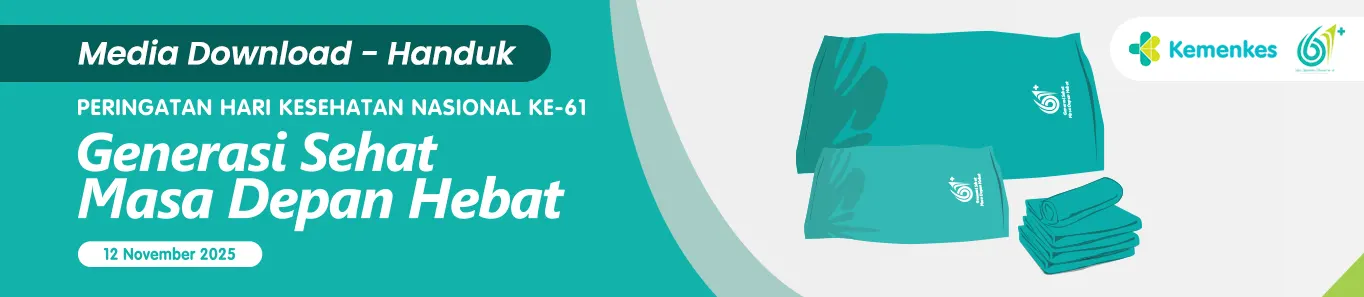 Handuk Hari Kesehatan Nasional (HKN) Ke-61
