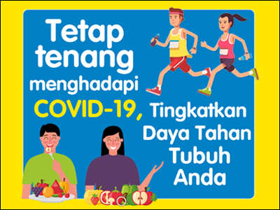 Materi Medsos: Tetap Tenang Menghadapi COVID-19