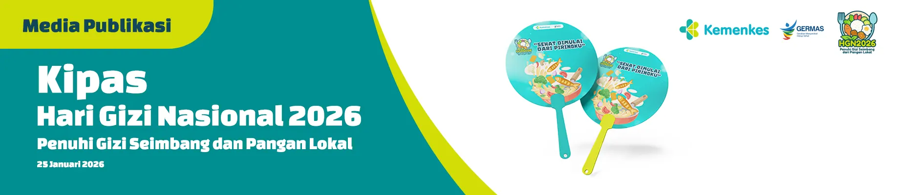 Merchandise Hari Gizi Nasional 2026 Kipas