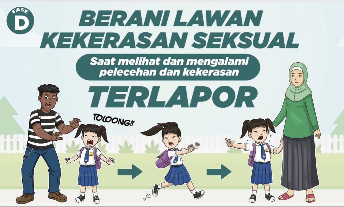 Poster Berani Lawan Kekerasan Seksual