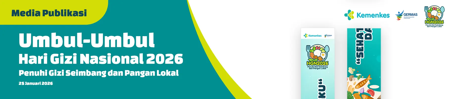 Hari Gizi Nasional 2026 Umbul-Umbul