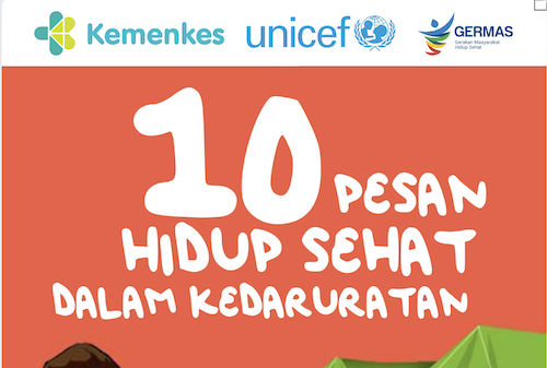 Buku : 10 Pesan Hidup Sehat dalam Kedaruratan