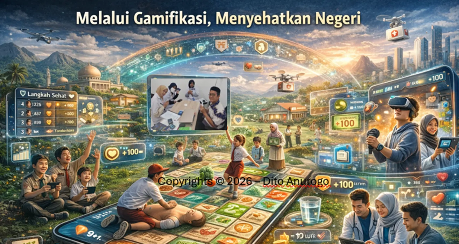 Melalui Gamifikasi, Menyehatkan Negeri